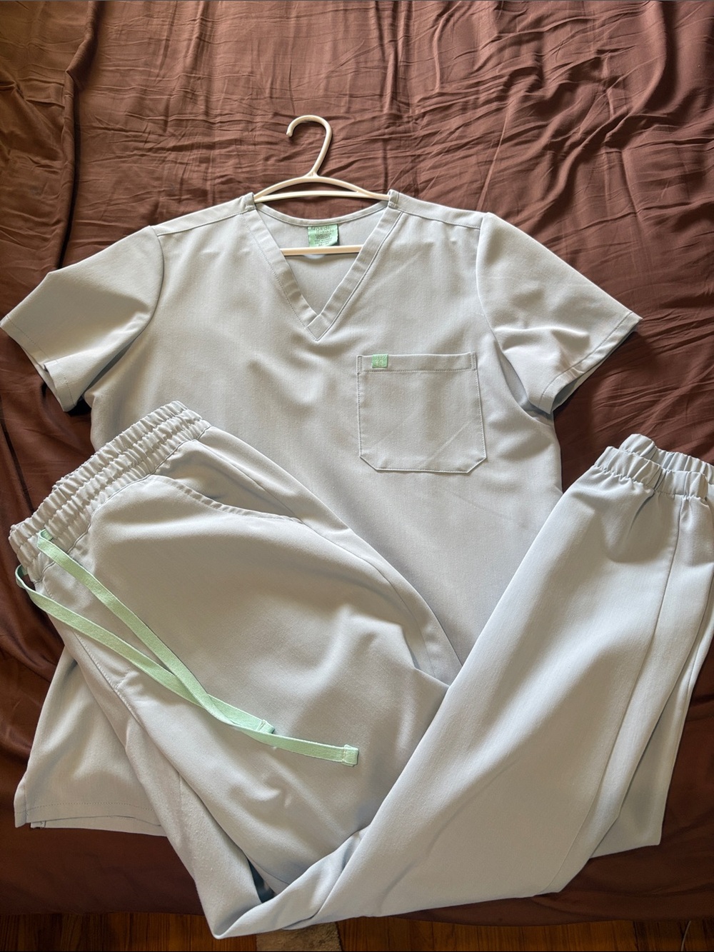 Light blue Women's Scrub Set - Brand:Garde-Malade